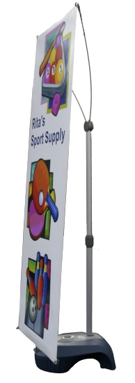 Wind Wise Outdoor Banner Stand