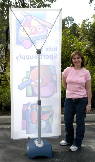 Wind Wise Outdoor Banner Stand