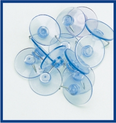 Suction Cups - Steel Hooks