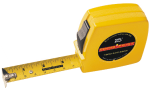 25’ Steel Tape Measure - Centerpoint Tapes